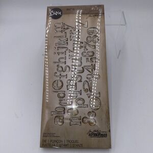 TIM HOLTZ Sizzix BIGZ ***WORD PLAY*** Die 657837 ALTERATIONS Alphabet